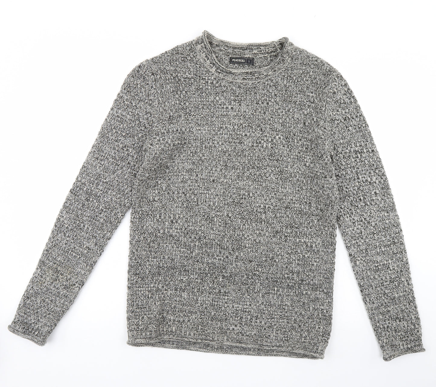 Peacocks Womens Beige Herringbone  Pullover Jumper Size S