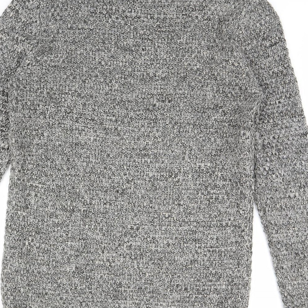 Peacocks Womens Beige Herringbone  Pullover Jumper Size S