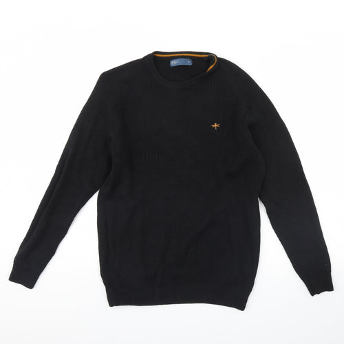 Easy  Mens Black   Pullover Jumper Size S