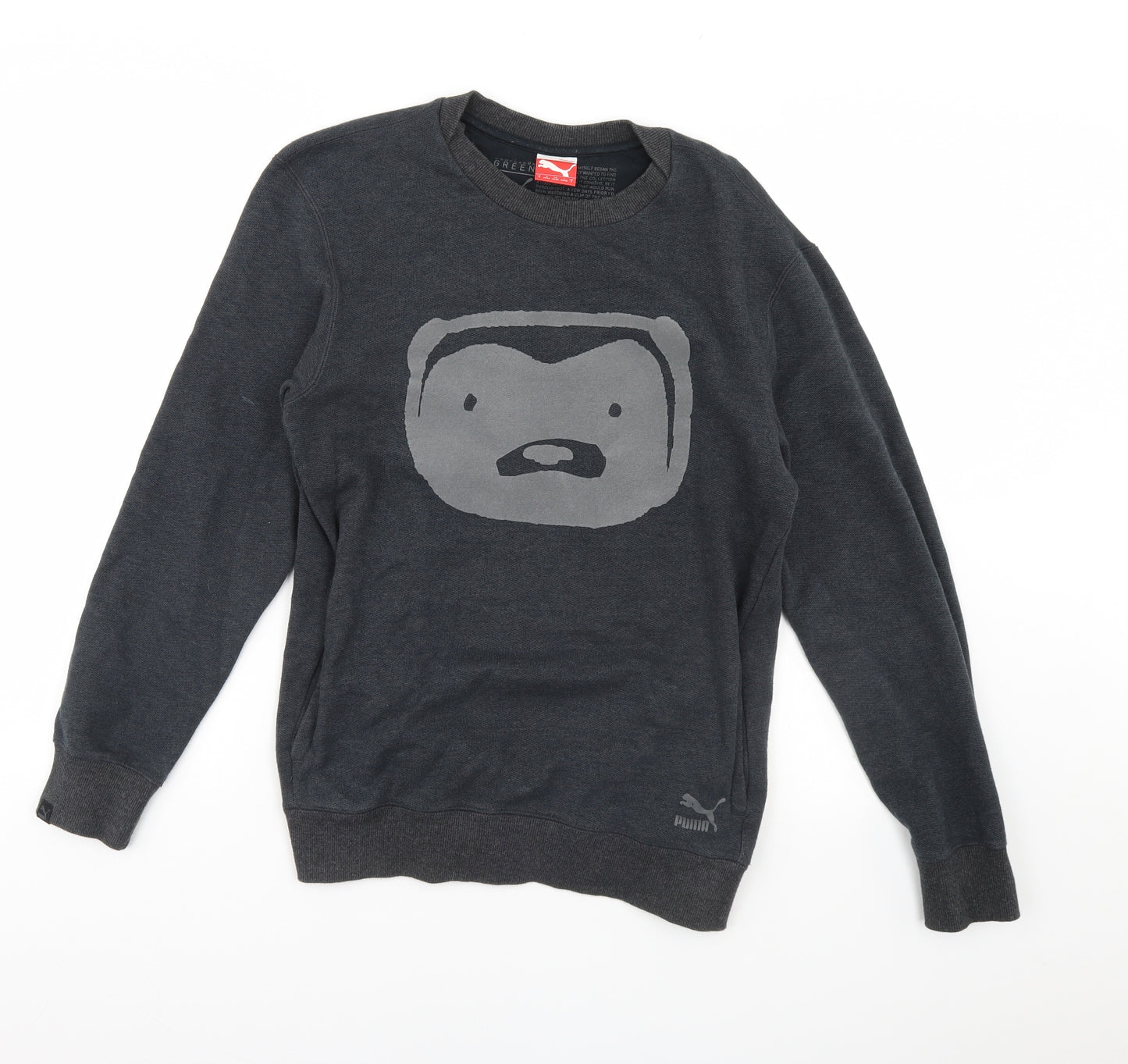 PUMA Mens Grey   Pullover Jumper Size S