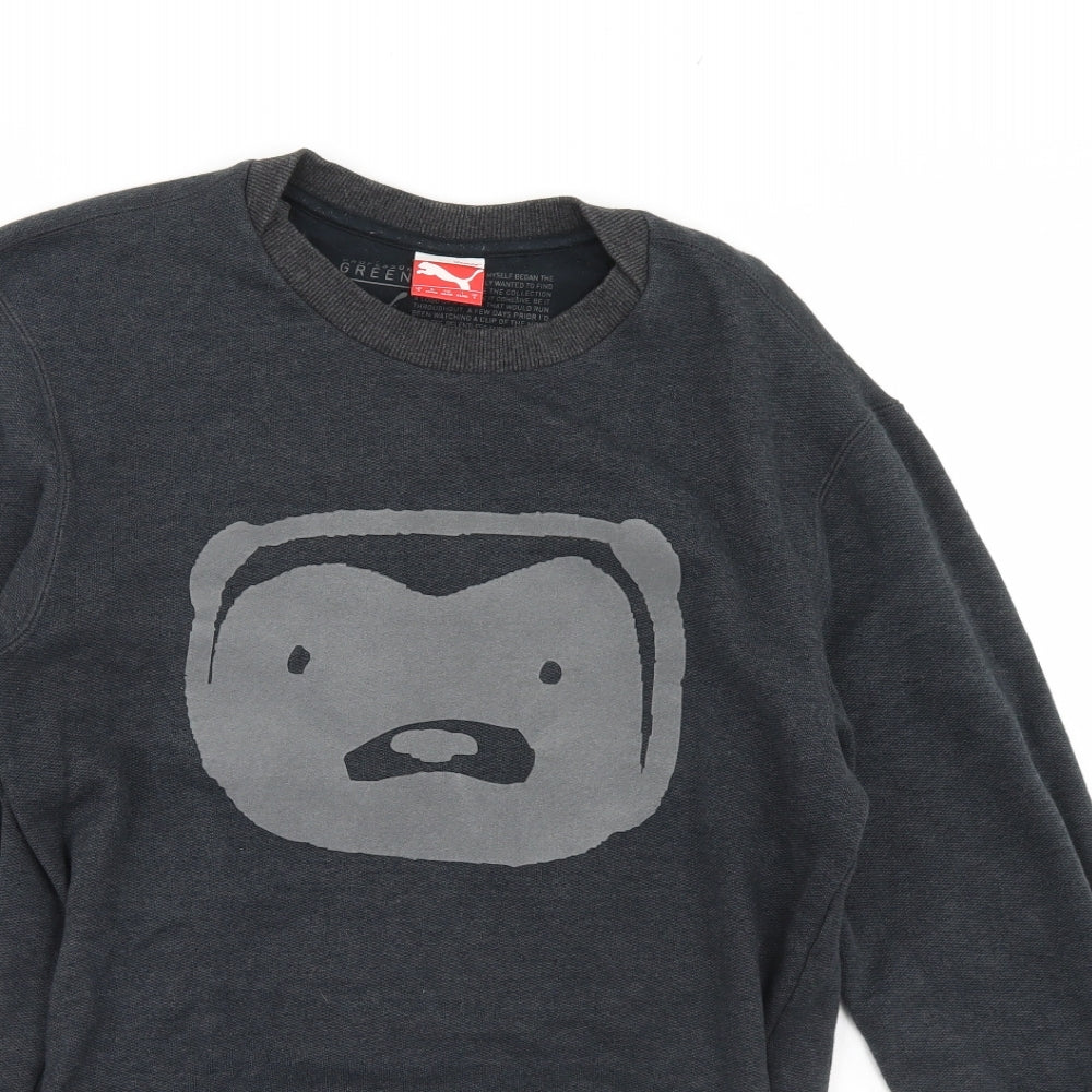 PUMA Mens Grey   Pullover Jumper Size S