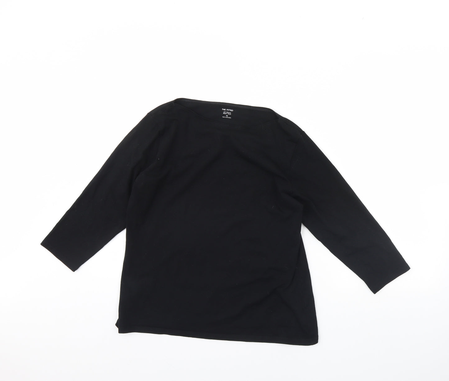 Preworn Womens Black   Basic Blouse Size 18