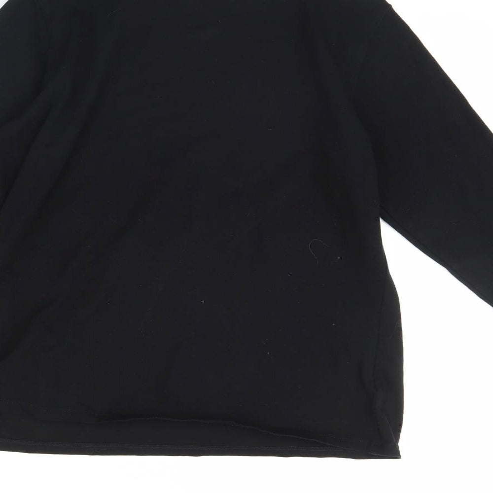 Preworn Womens Black   Basic Blouse Size 18