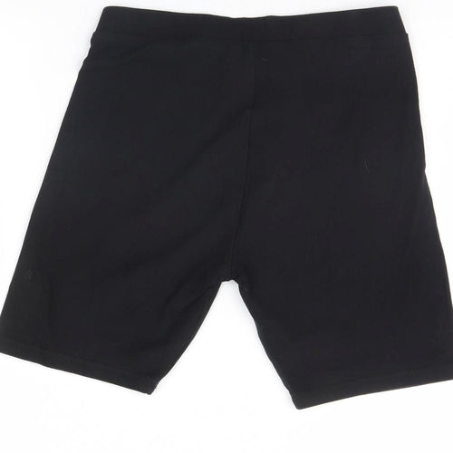 Candy Couture Girls Black   Compression Shorts Size 12 Years