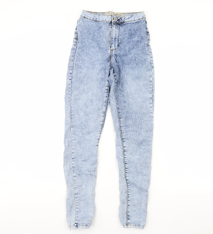 Denim & Co. Womens Blue  Denim Skinny Jeans Size 8 L28 in