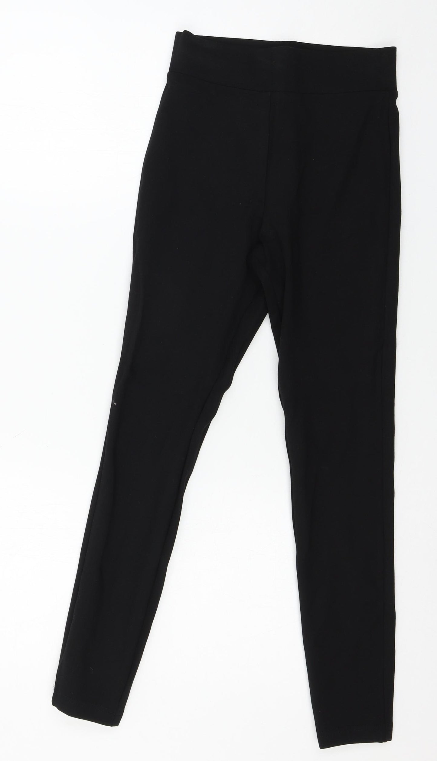NEXT Womens Black  Jersey Capri Leggings Size 6 L25 in