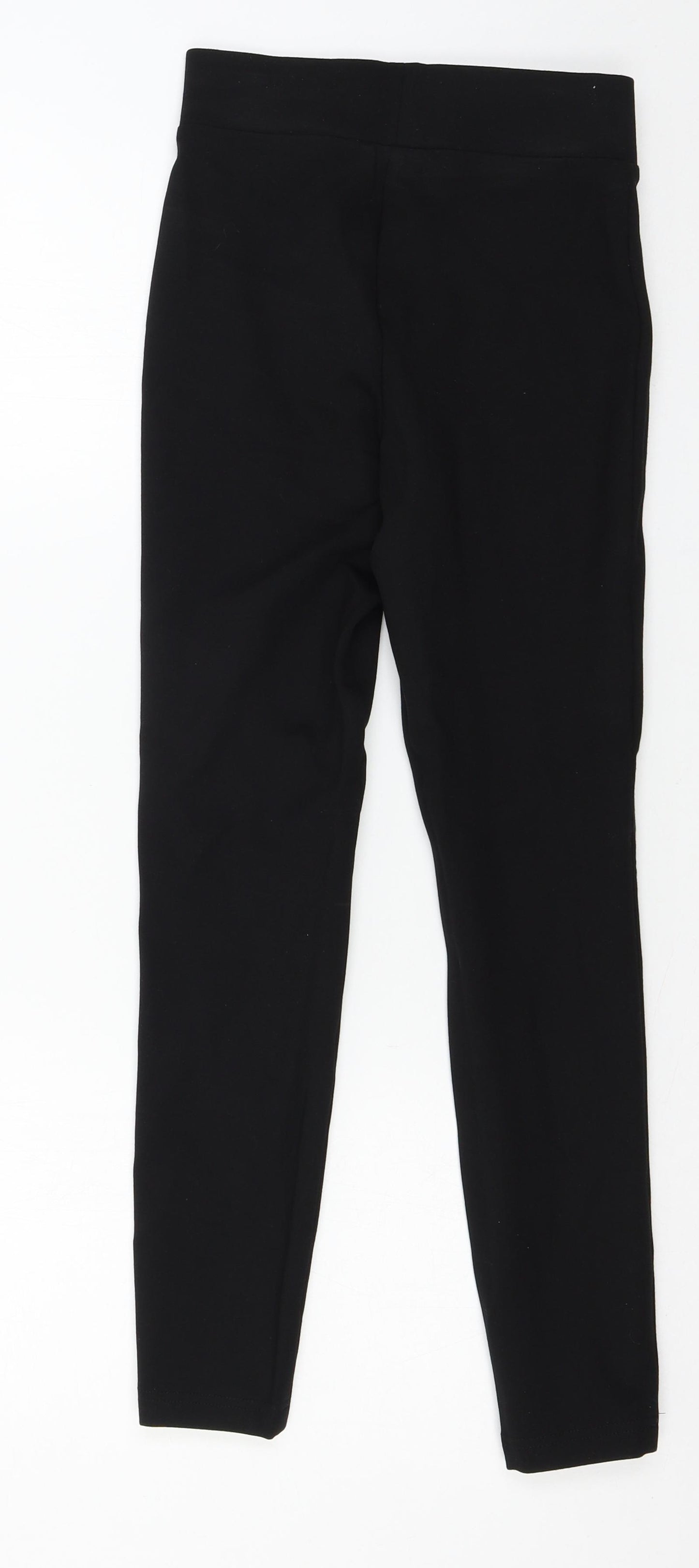 NEXT Womens Black  Jersey Capri Leggings Size 6 L25 in