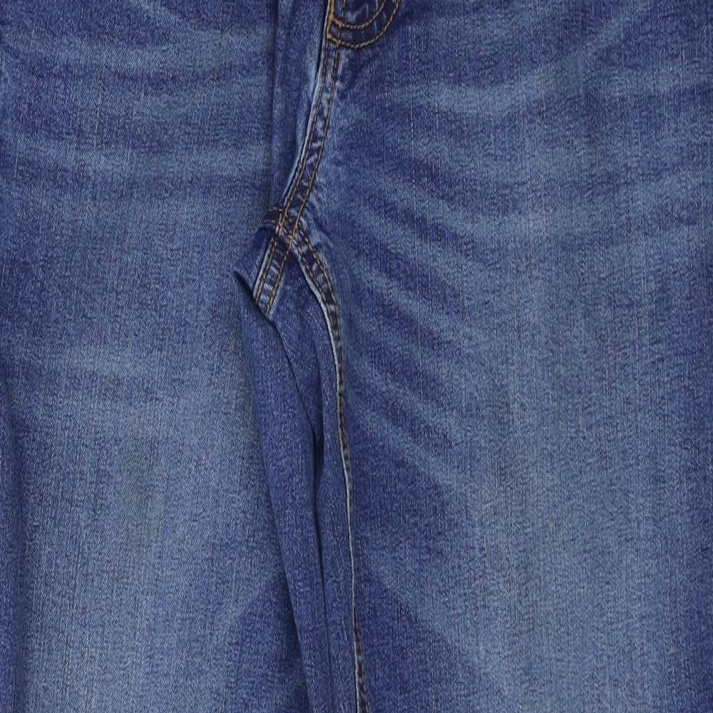 Easy Mens Blue  Denim Straight Jeans Size 34 in L32 in