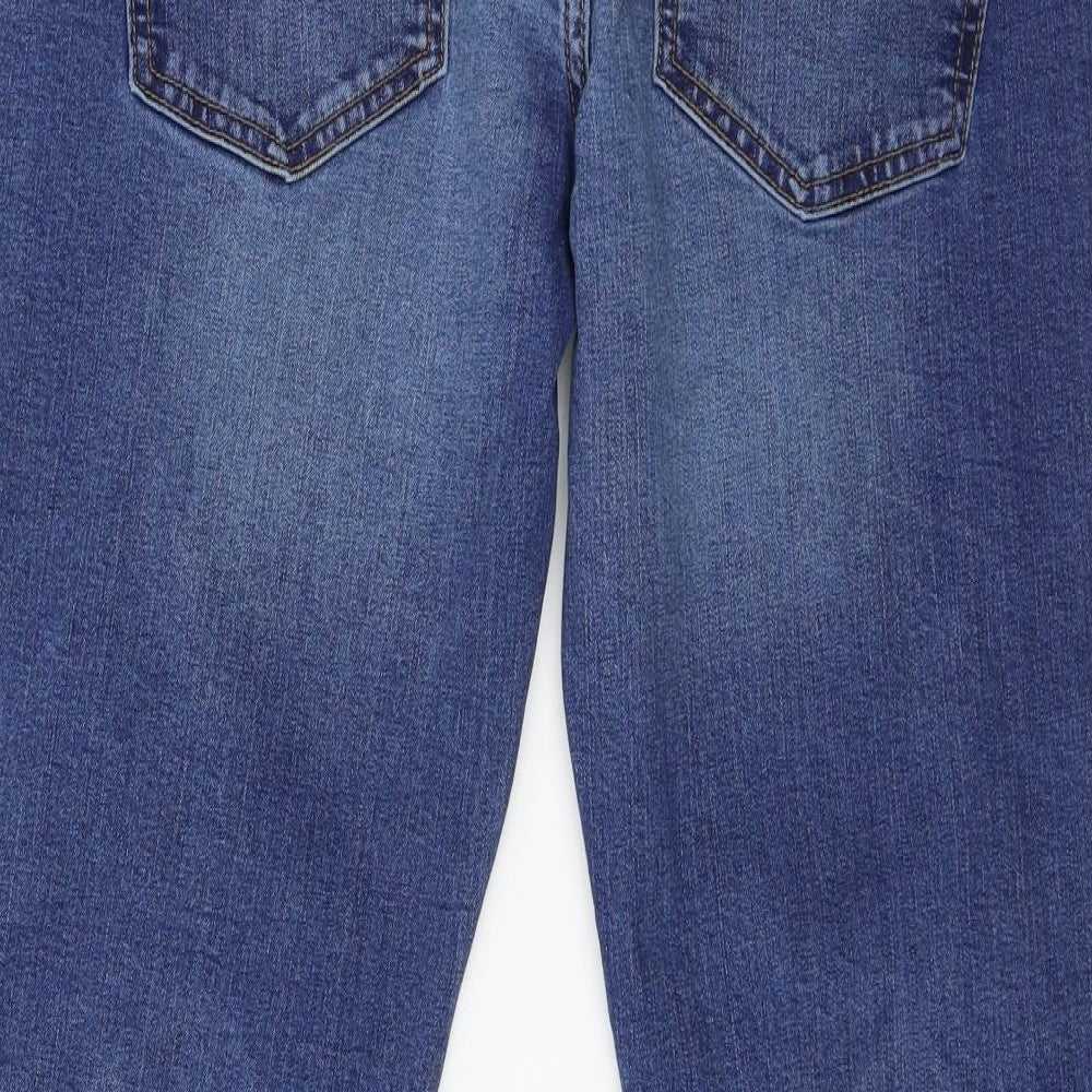 Easy Mens Blue  Denim Straight Jeans Size 34 in L32 in