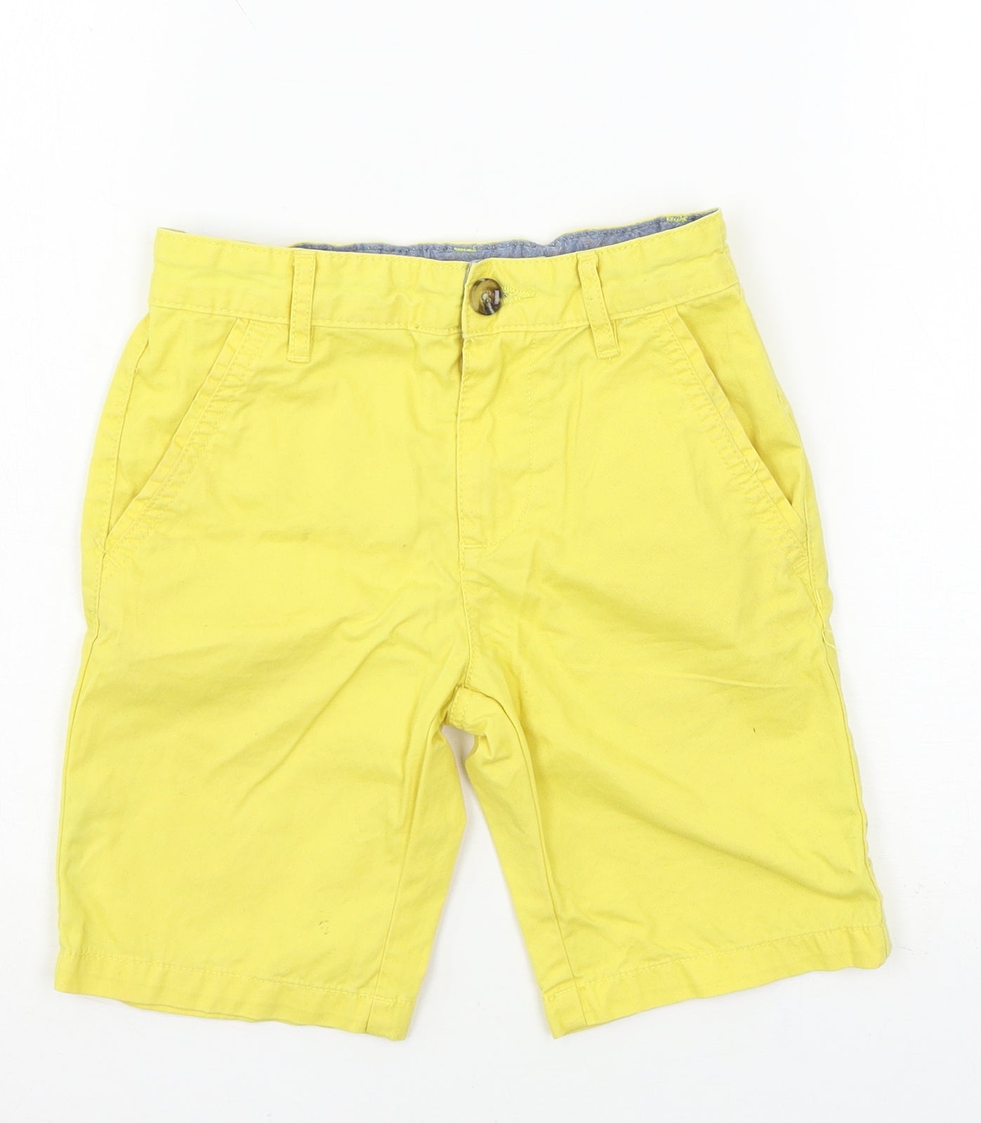 M&Co Boys Yellow   Chino Shorts Size 6-7 Years