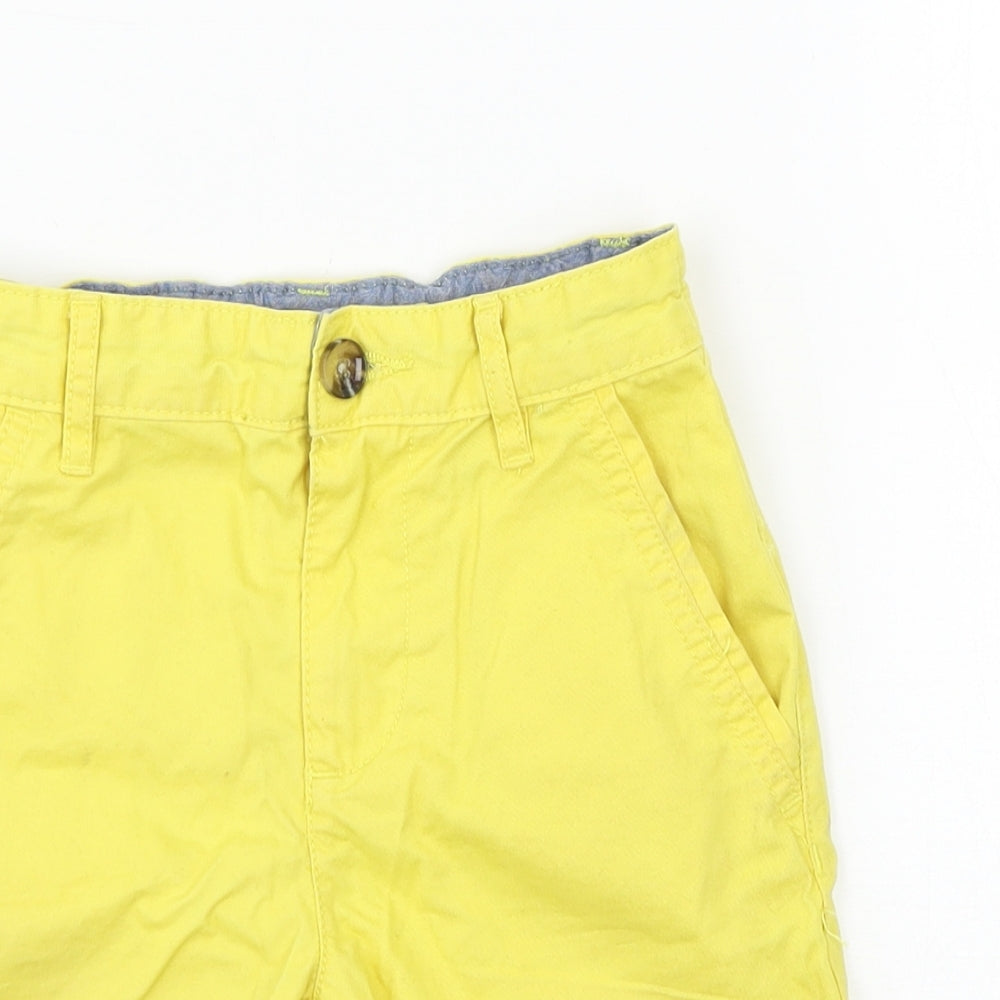 M&Co Boys Yellow   Chino Shorts Size 6-7 Years