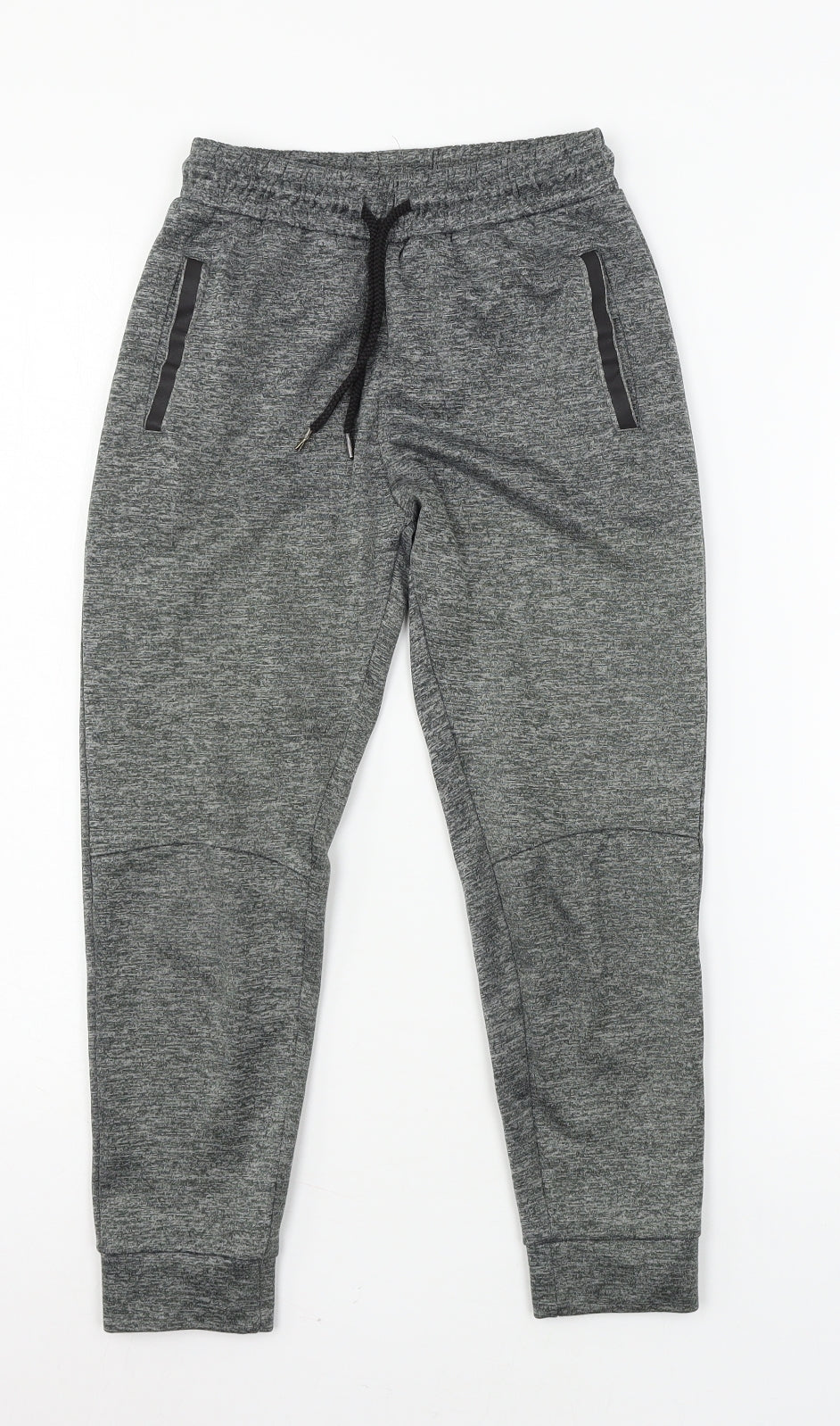 Urban Outlaws Boys Grey  Jersey Jogger Trousers Size 8-9 Years