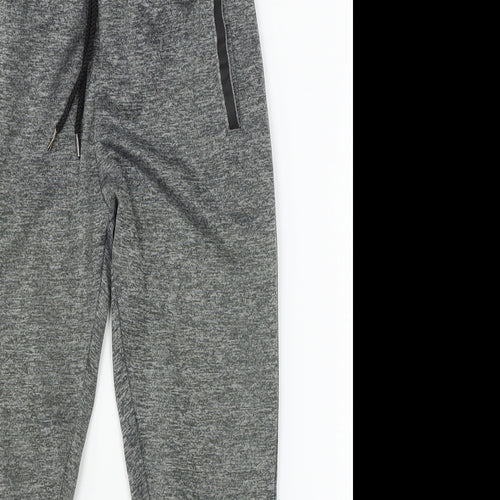 Urban Outlaws Boys Grey  Jersey Jogger Trousers Size 8-9 Years