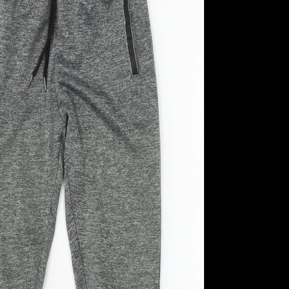 Urban Outlaws Boys Grey  Jersey Jogger Trousers Size 8-9 Years