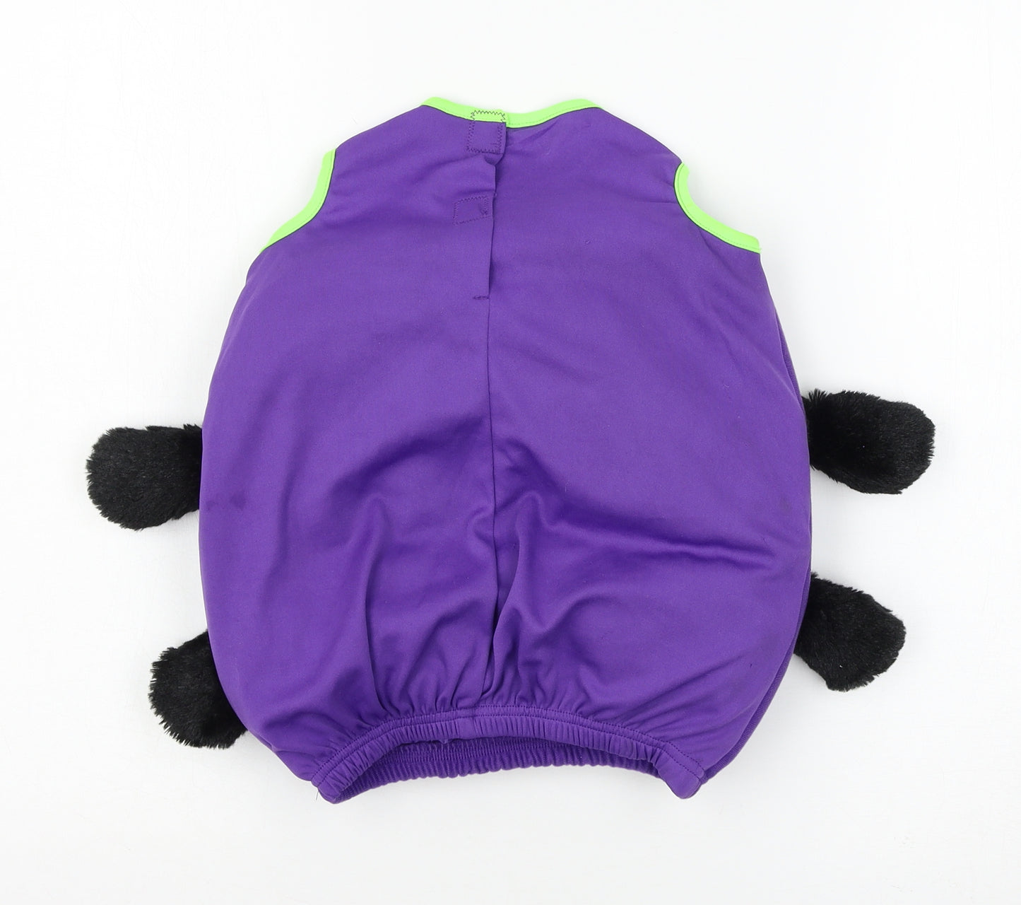 George Girls Purple Geometric Jersey Top One Piece Size 2 Years  - Spider Fancy Dress