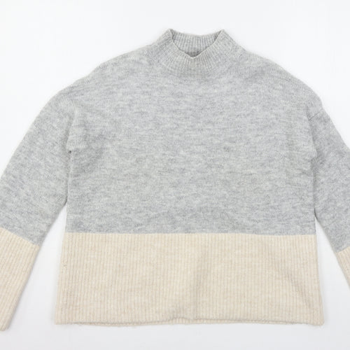 Papaya Womens Green  Knit Pullover Jumper Size S