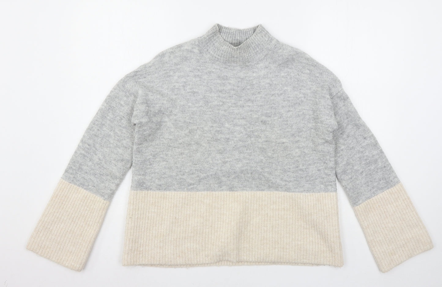 Papaya Womens Green  Knit Pullover Jumper Size S