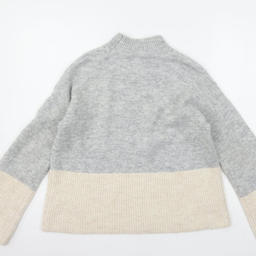Papaya Womens Green  Knit Pullover Jumper Size S