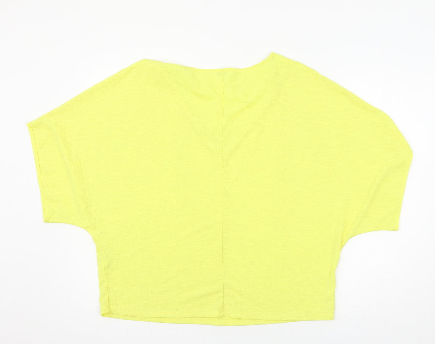 OVS Womens Yellow  Jersey Basic Blouse Size M