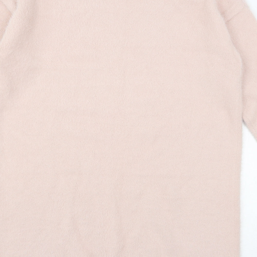 Primark Womens Pink  Knit Jumper Dress  Size 12