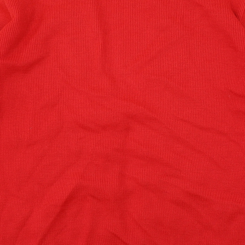 GRazia Womens Red  Knit Cardigan Jumper Size 12