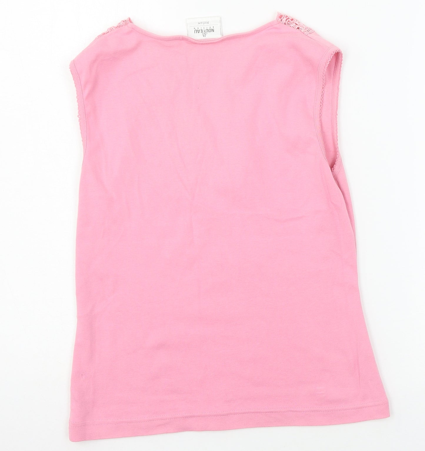 Nouveau Edition Womens Pink  Jersey Basic Tank Size M