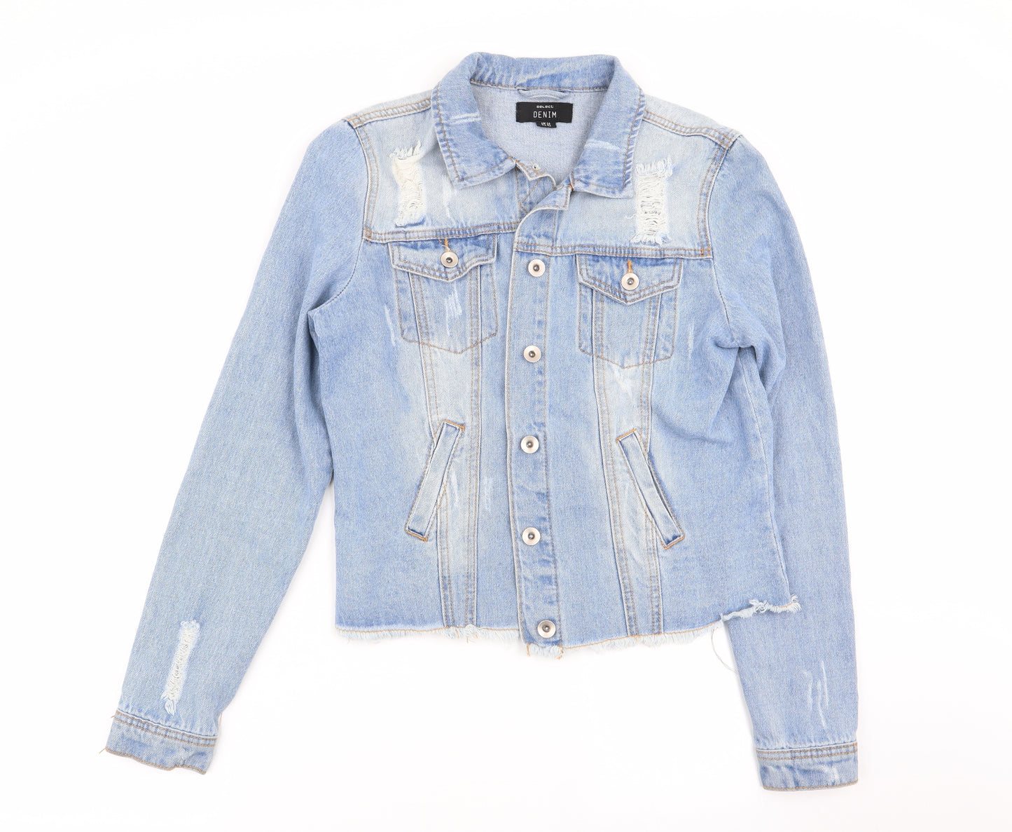 Select Womens Blue   Jacket  Size 14  - denim jacket