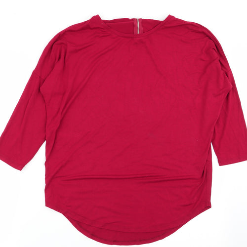 Select Womens Red   Basic T-Shirt Size 10