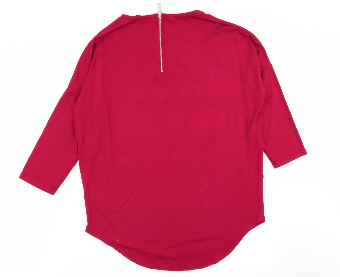 Select Womens Red   Basic T-Shirt Size 10