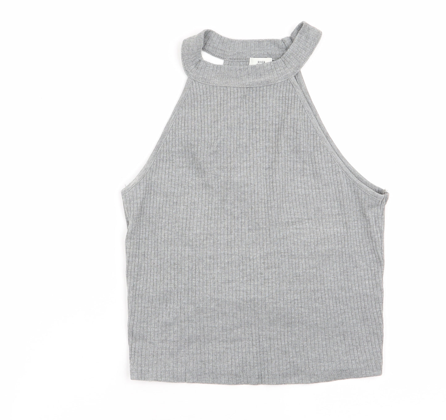 River Island Womens Grey   Basic Tank Size 10