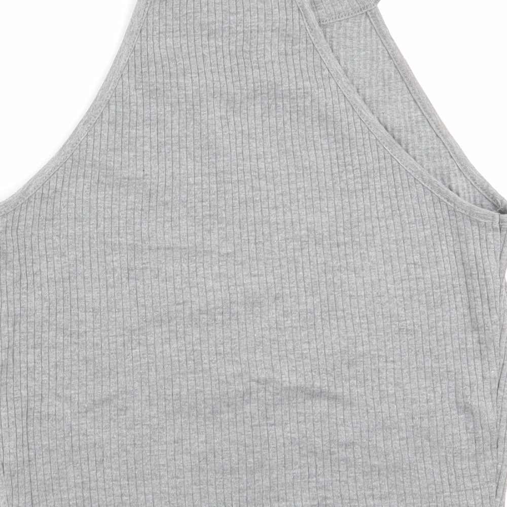 River Island Womens Grey   Basic Tank Size 10
