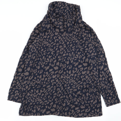 Capri Womens Multicoloured Animal Print  Pullover Jumper Size XS