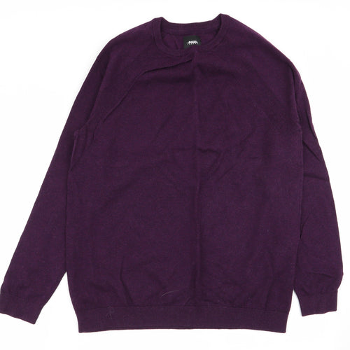 burton menswear Mens Purple   Pullover Jumper Size M