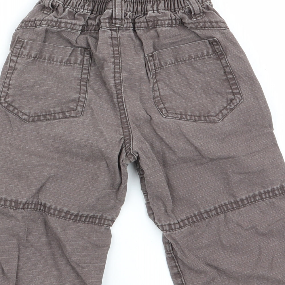 Asda George Boys Brown   Cargo Trousers Size 9-12 Months