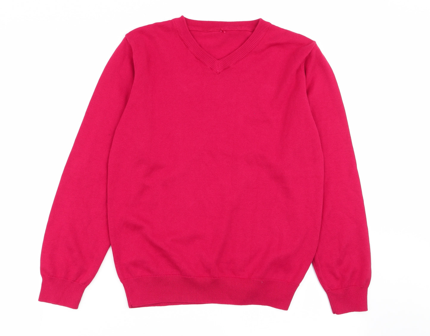 Asda George Girls Red   Pullover Jumper Size 10-11 Years