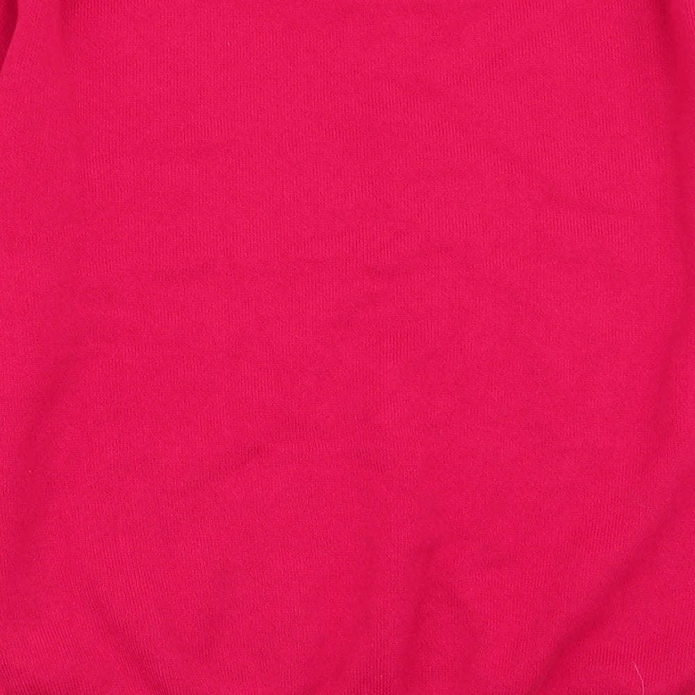 Asda George Girls Red   Pullover Jumper Size 10-11 Years