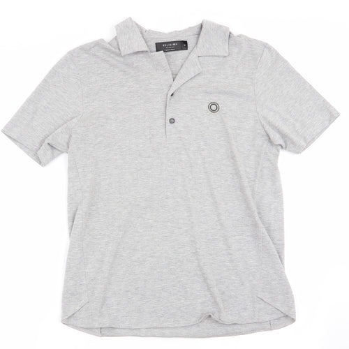 Religion Mens Grey    Polo Size M
