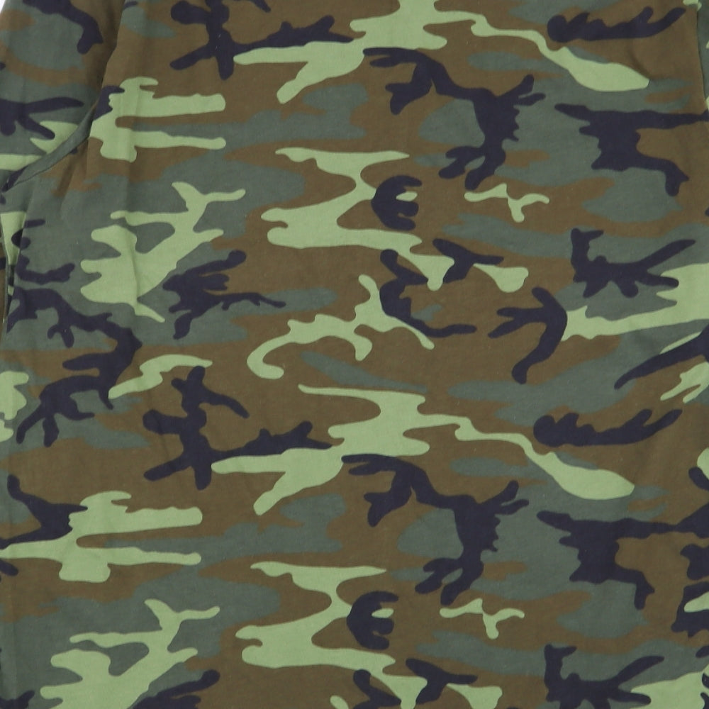 The North Face Mens Multicoloured Camouflage   T-Shirt Size M