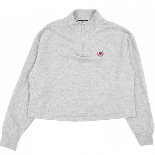 New Look Womens Grey   Pullover Jumper Size 10