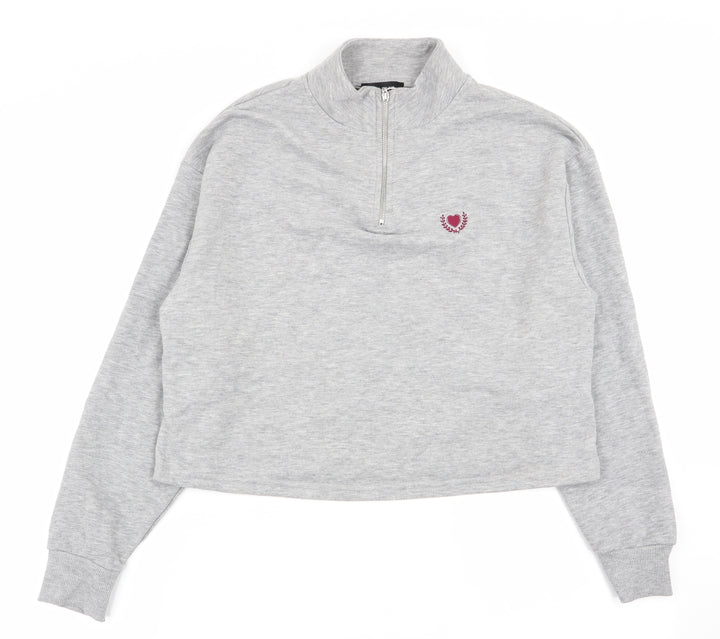 New Look Womens Grey   Pullover Jumper Size 10