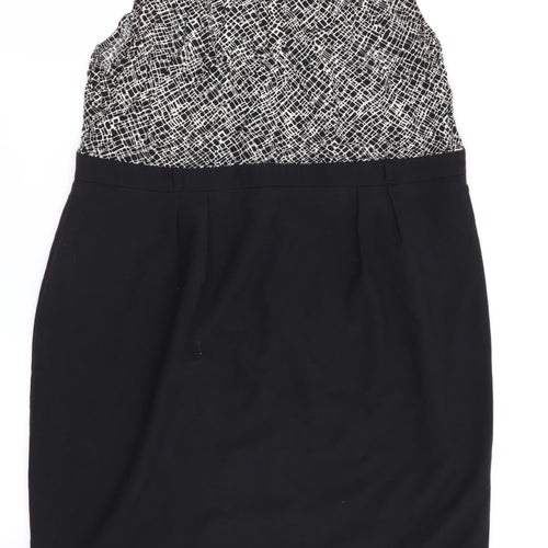 BHS Womens Multicoloured Geometric  Fit & Flare  Size 20