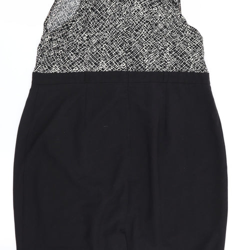 BHS Womens Multicoloured Geometric  Fit & Flare  Size 20