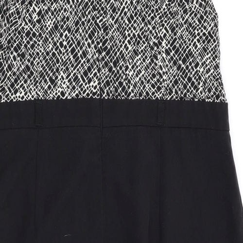 BHS Womens Multicoloured Geometric  Fit & Flare  Size 20