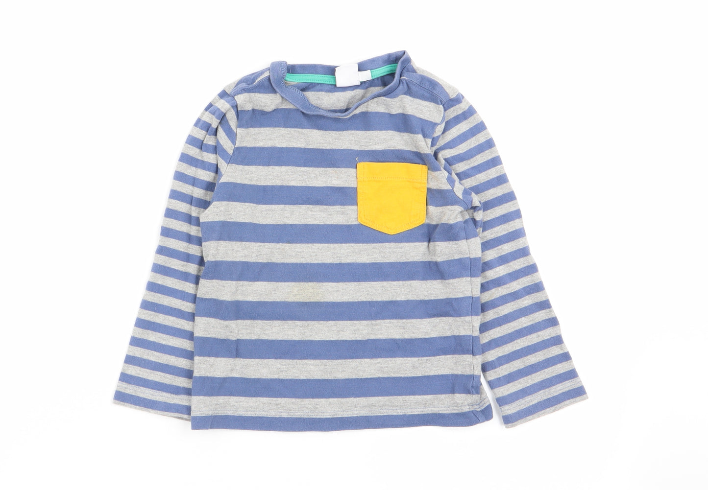 Mini Club Boys Multicoloured Striped  Basic T-Shirt Size 2-3 Years
