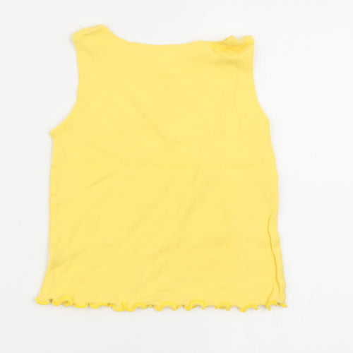 BHS Girls Yellow   Basic Tank Size 5 Years