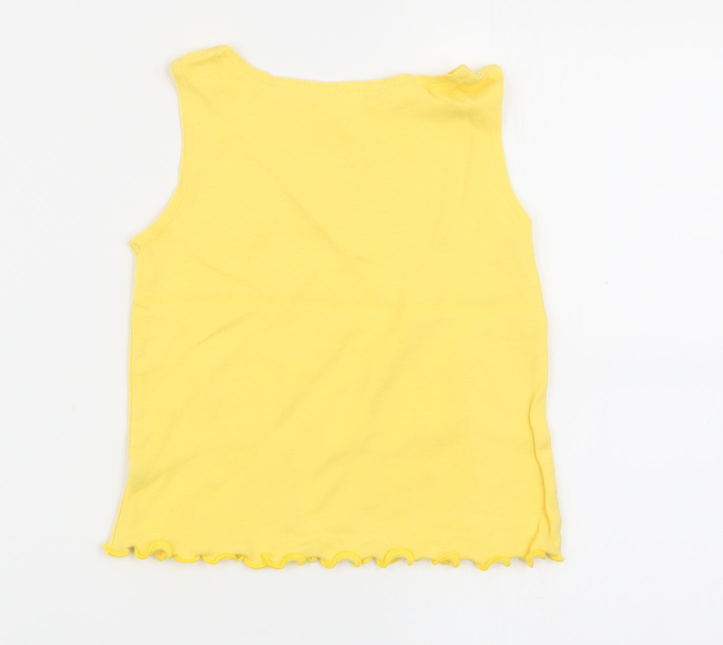 BHS Girls Yellow   Basic Tank Size 5 Years