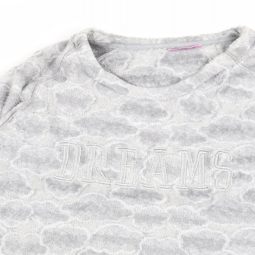 ESMARA Womens Grey Geometric  Babydoll Pyjama Top Size 14