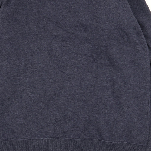 Asda George Mens Blue   Full Zip Jumper Size M