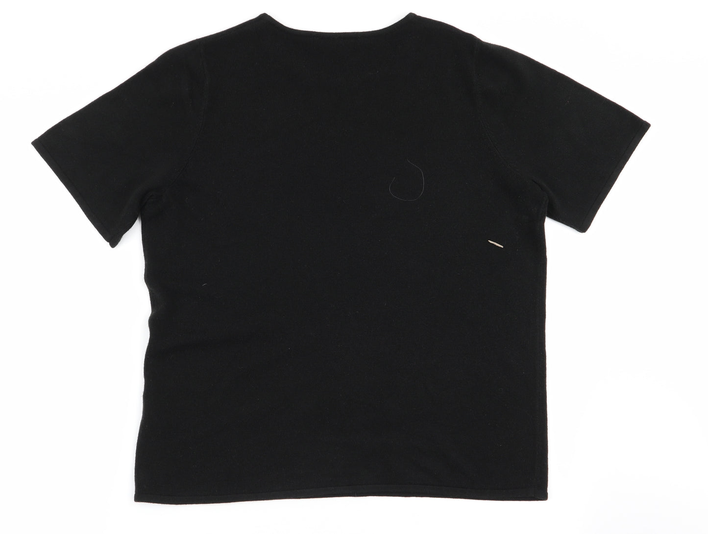 bonmarche Womens Black   Basic T-Shirt Size 16