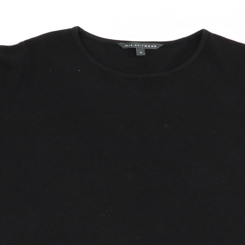 bonmarche Womens Black   Basic T-Shirt Size 16